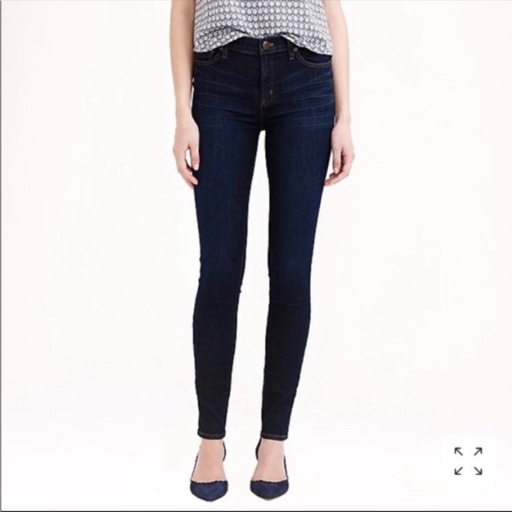 J. CREW High Rise Skinny Denim Jeans Size 25 High Waist